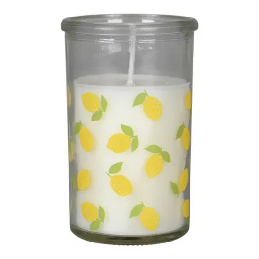 Ljus i glas från POP retail, citron 