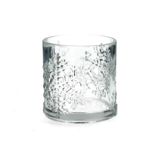 Ljuslykta i glas från A Lot Decoration, snöflinga, liten