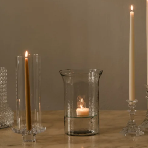Ljusstake för kronljus från Olsson & Jensen, glas, Mabel