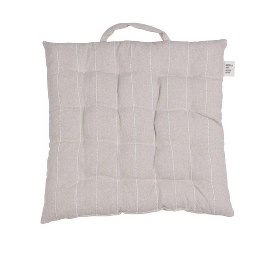 Lucas sittdyna från Fondaco, beige/vit, randig