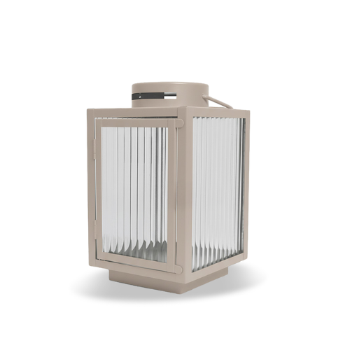 Lykta Liv från Sagaform, beige, liten