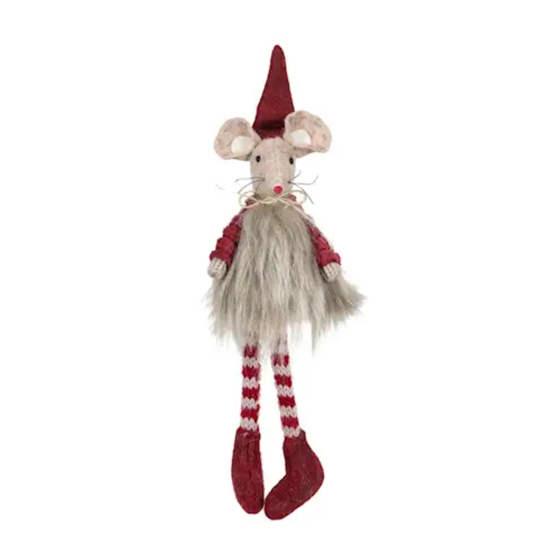 Möss med kjol sittande från A Lot Decoration, mullvad/lurvig