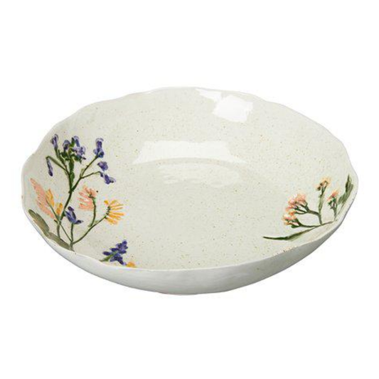 Malva skål från Wikholm Form med blommor