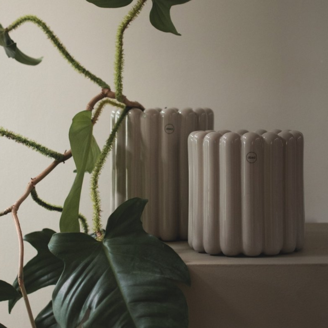 Mist kruka från DBKD, beige, liten