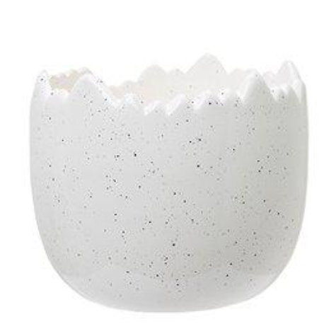 Mona kruka från Wikholm Form, vit, stor 14x13 cm