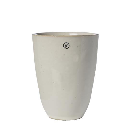 Mugg utan öra från Ernst Form, naturvit