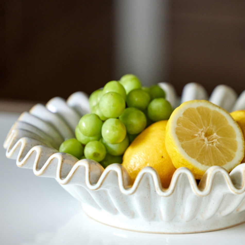 Ronald fat från Consilimo, vitt, stort, skål, inredning