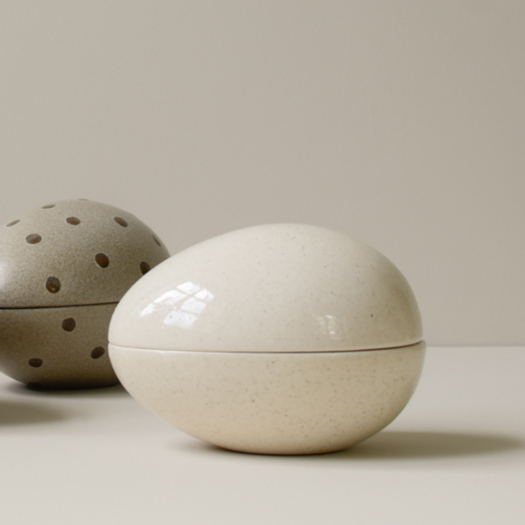 Nest påskägg från DBKD, beige/vanilla