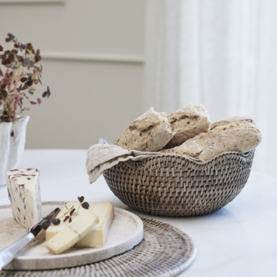 Norah skål i rotting från Consilimo, brun, liten