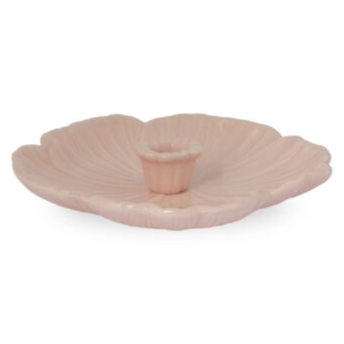 Botanik ljusstake från Storefactory, rosa, stor, vår, påsk , storefactory, inredningsbutik Kalmar, inredning, lantligt, lantlig inredning, keramik, Heminredning,  dukning, duka