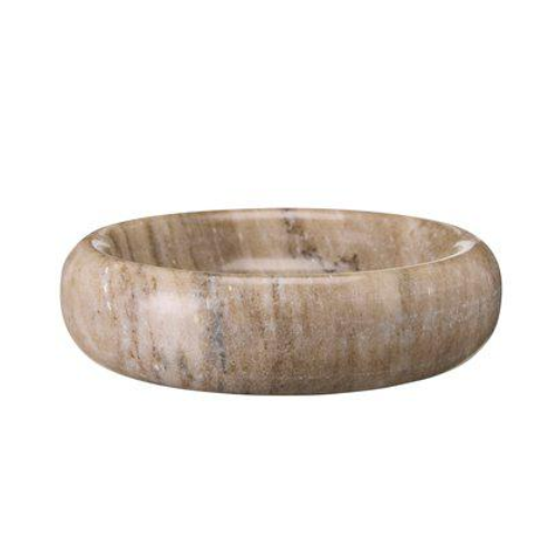 Skål från Wikholm Form, beige, marmor, Milou, liten
