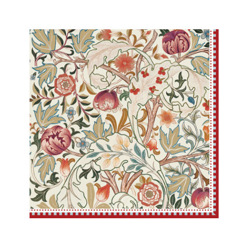 Pappersservetter från William Morris, blommigt, Mary Isobel
