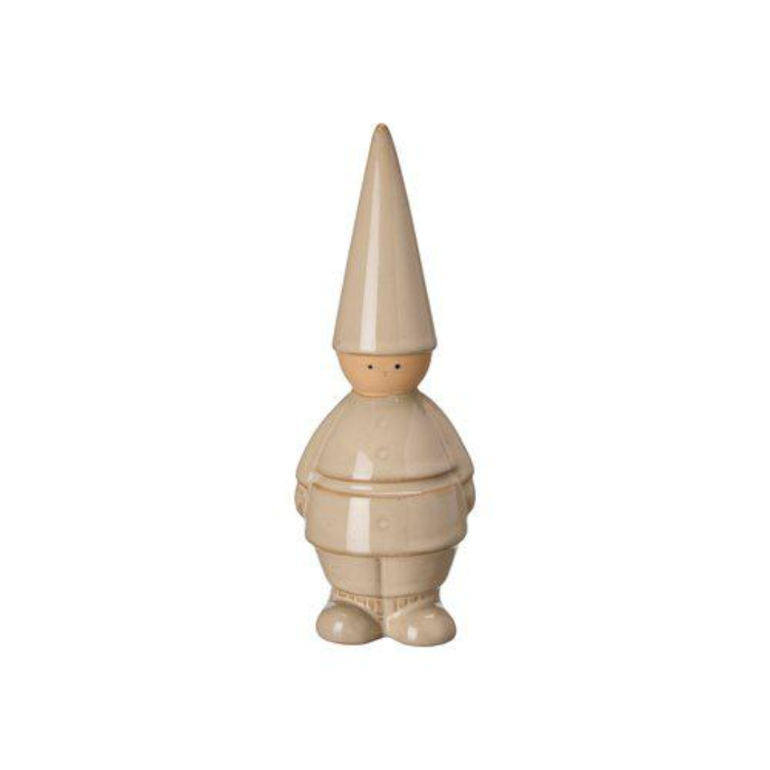 Pojke tomte från Wikholm Form, beige,stor