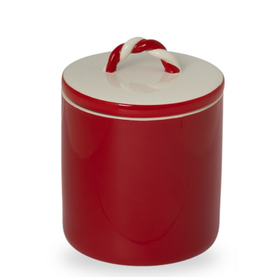 Polka burk från Storefactory, vit/röd