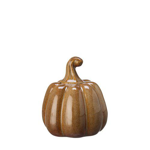 Pumpa från Wikholm Form, låg, brunmelerad, stor