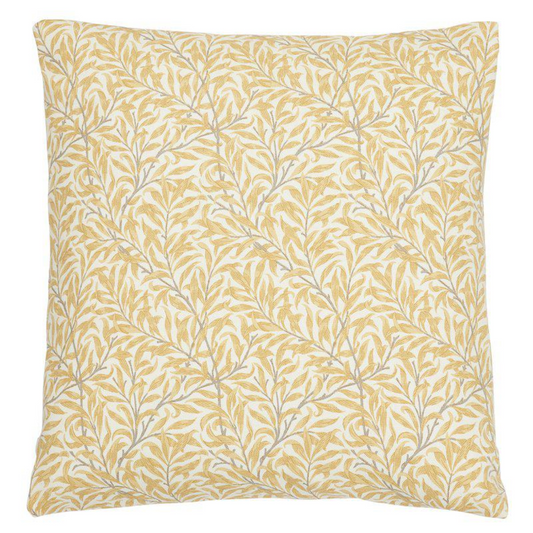 Ramas kuddfodral från Boel & Jan, gul/vit, 50x50 cm