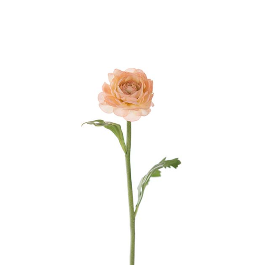 Ranunkel plastblomma från Mr Plant, persika