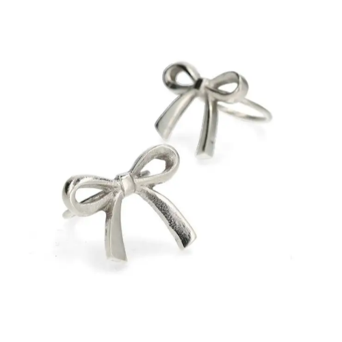 Servettringar Rosett från A Lot Decoration, silver 12-pack
