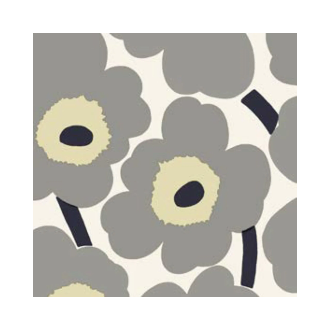 Blommiga servetter från Marimekko, kaffeservett