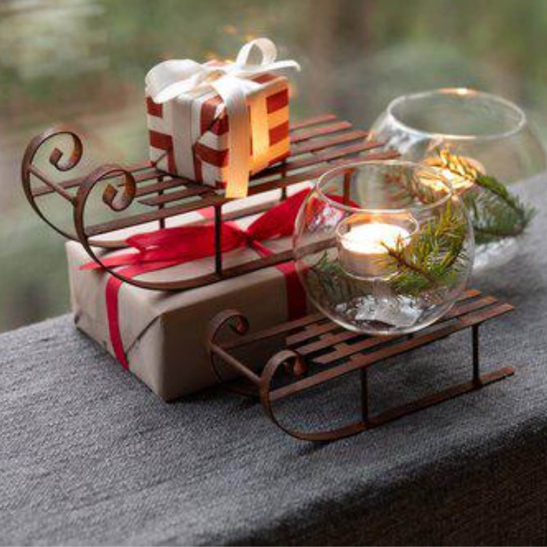 Släde järn från Wikholm Form, stor_jul juldekoration 