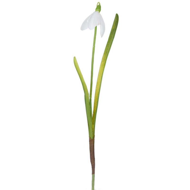Snödroppe plastblomma från Mr Plant, vit, 23 cm