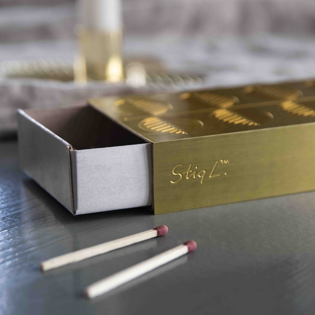 Stig L. Berså tändsticksfodral från Pluto Design AB