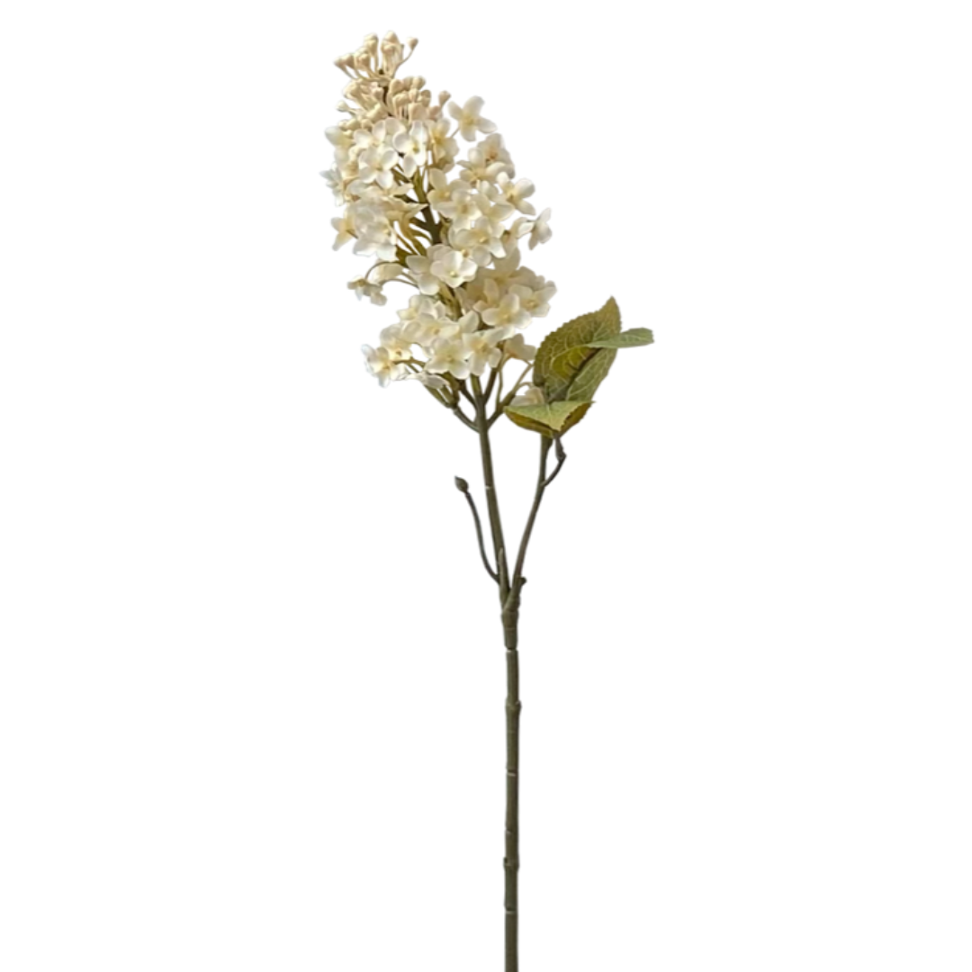 Syrén vit plastblomma från Sköna Ting, 63 cm