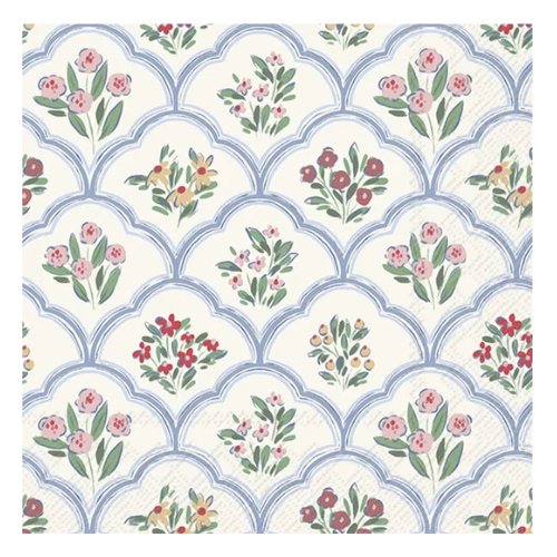 Blommiga servetter från Vinding et Co, lunch, med mönster,inredningsbutik Kalmar, inredning, lantligt, lantlig inredning, Heminredning, servett