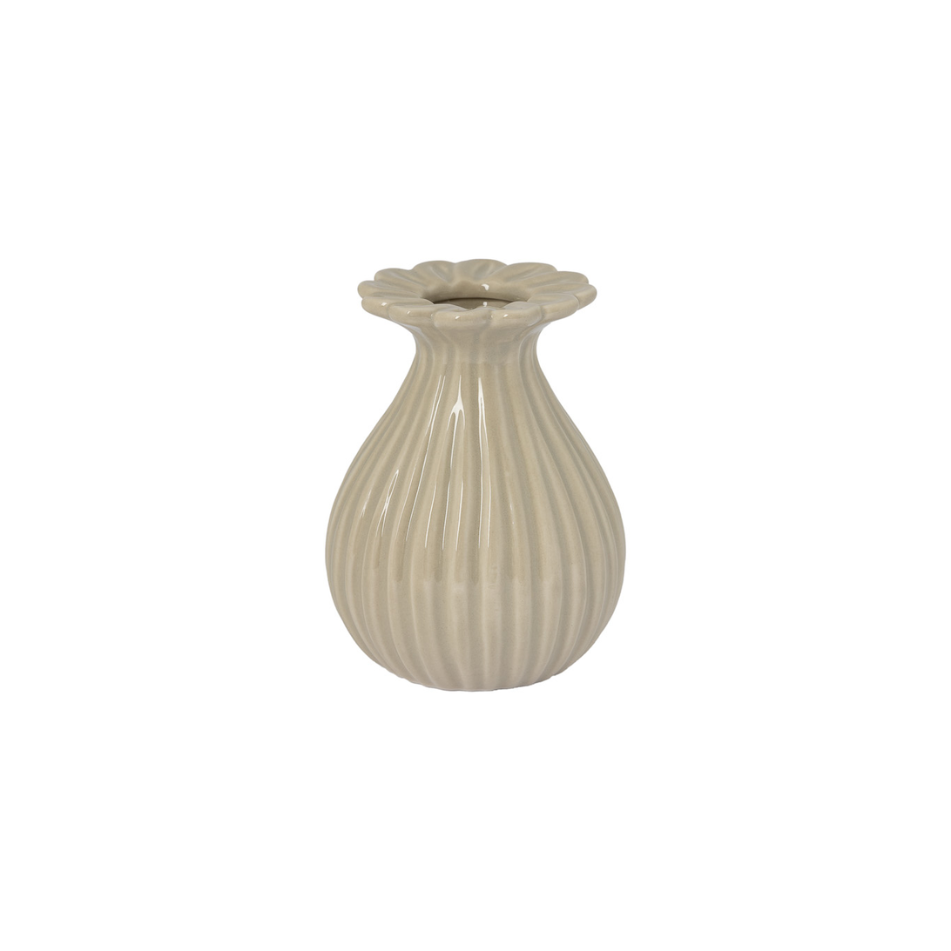 Vallby vas från Storefactory, beige, stor