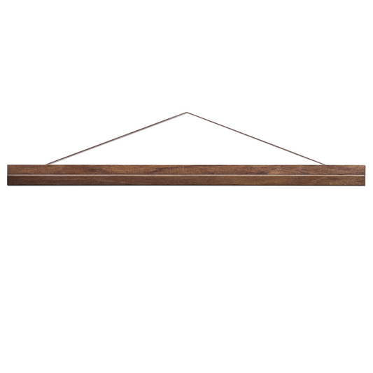 Valnötsfärgad trälist från Sköna Ting, 70 cm