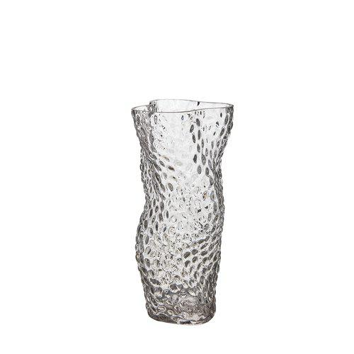 Vas liten från Wikholm Form, hamrat glas, Esme