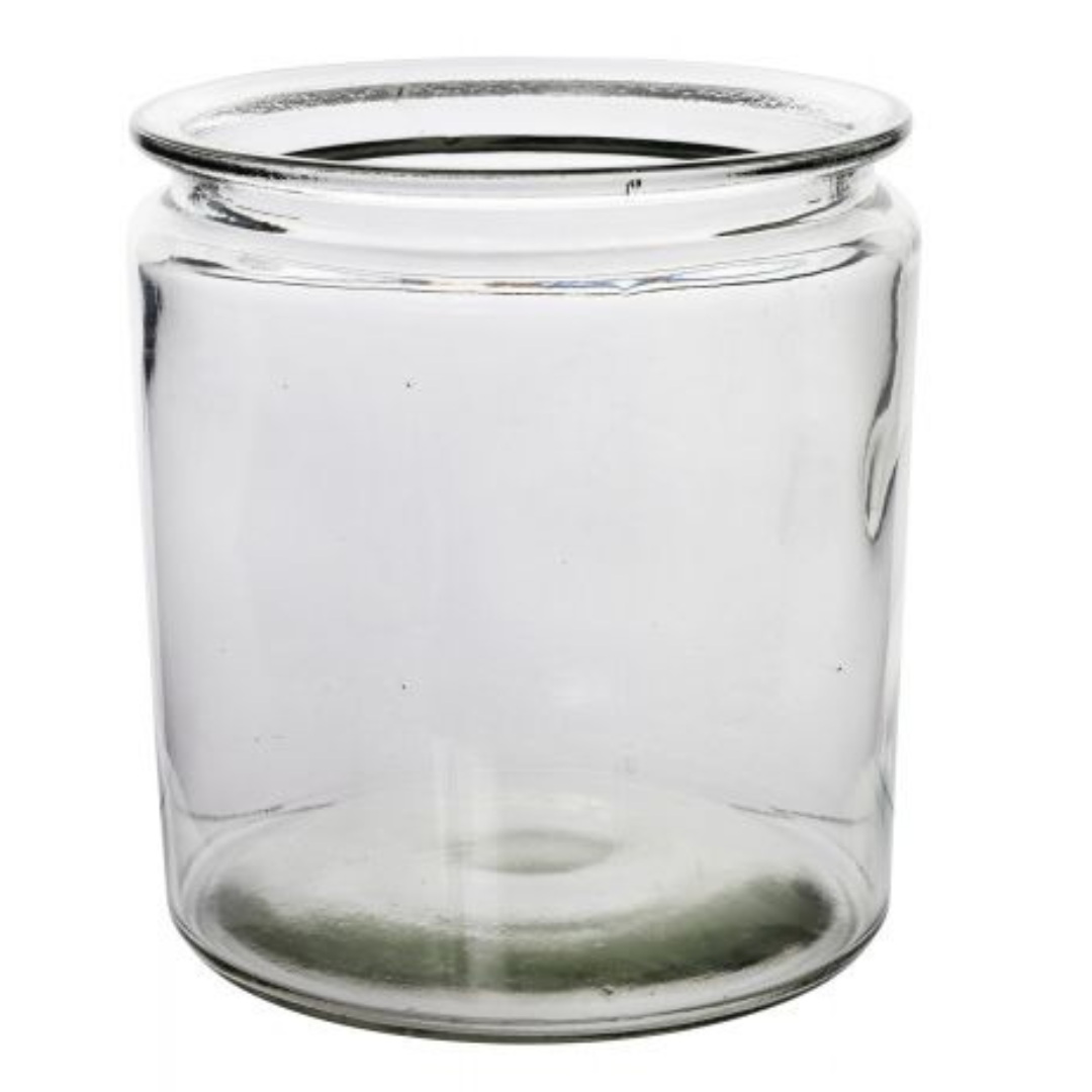 Vas/ljuslykta i glas från Västanvind