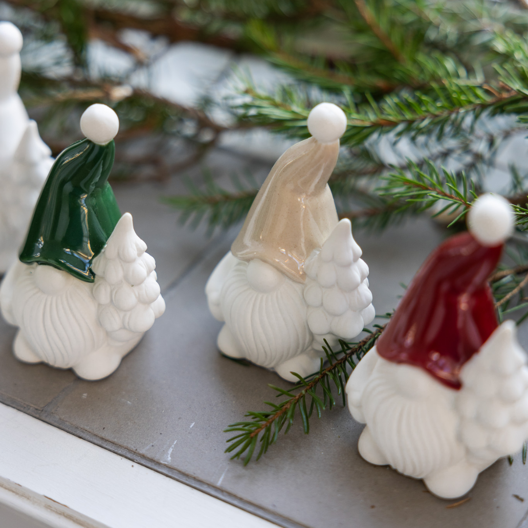 Vilgot tomte från Storefactory, vit/grön_jultomte